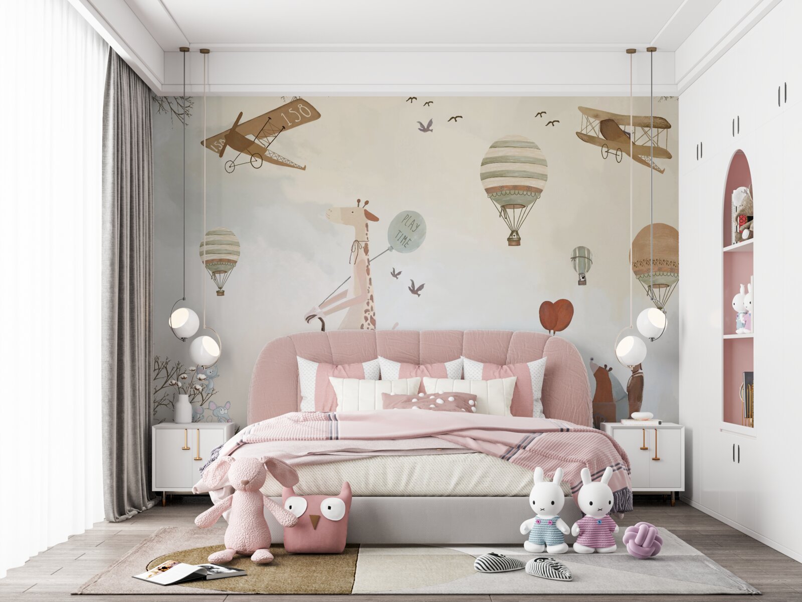 Fototapeta Żyrafa rowerzysta