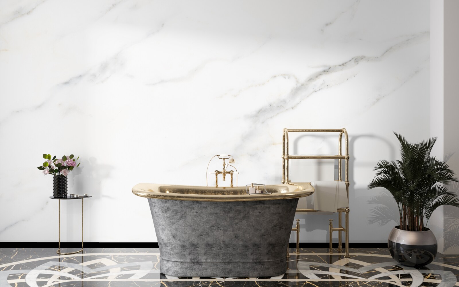 Fototapeta marmur śnieżnobiały