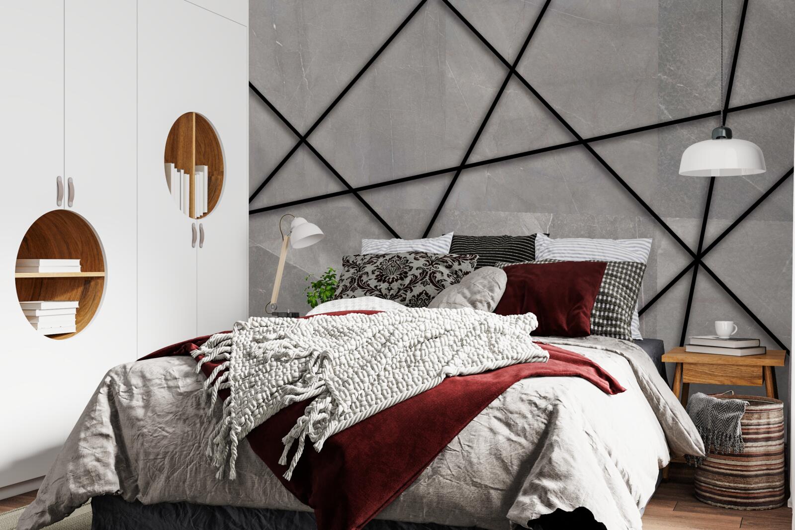 Fototapeta paski we wzór marmurkowy