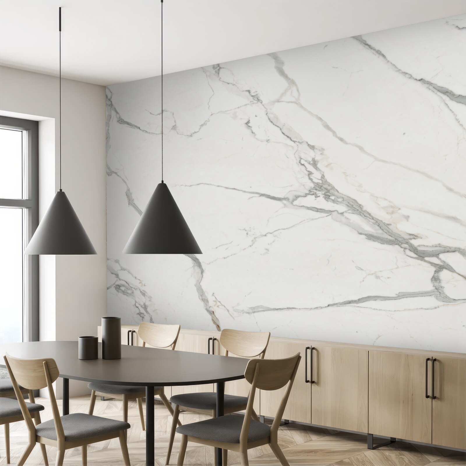 Fototapeta śnieżnobiały marmur