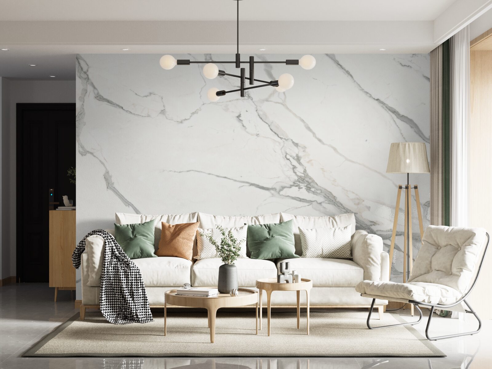 Fototapeta śnieżnobiały marmur