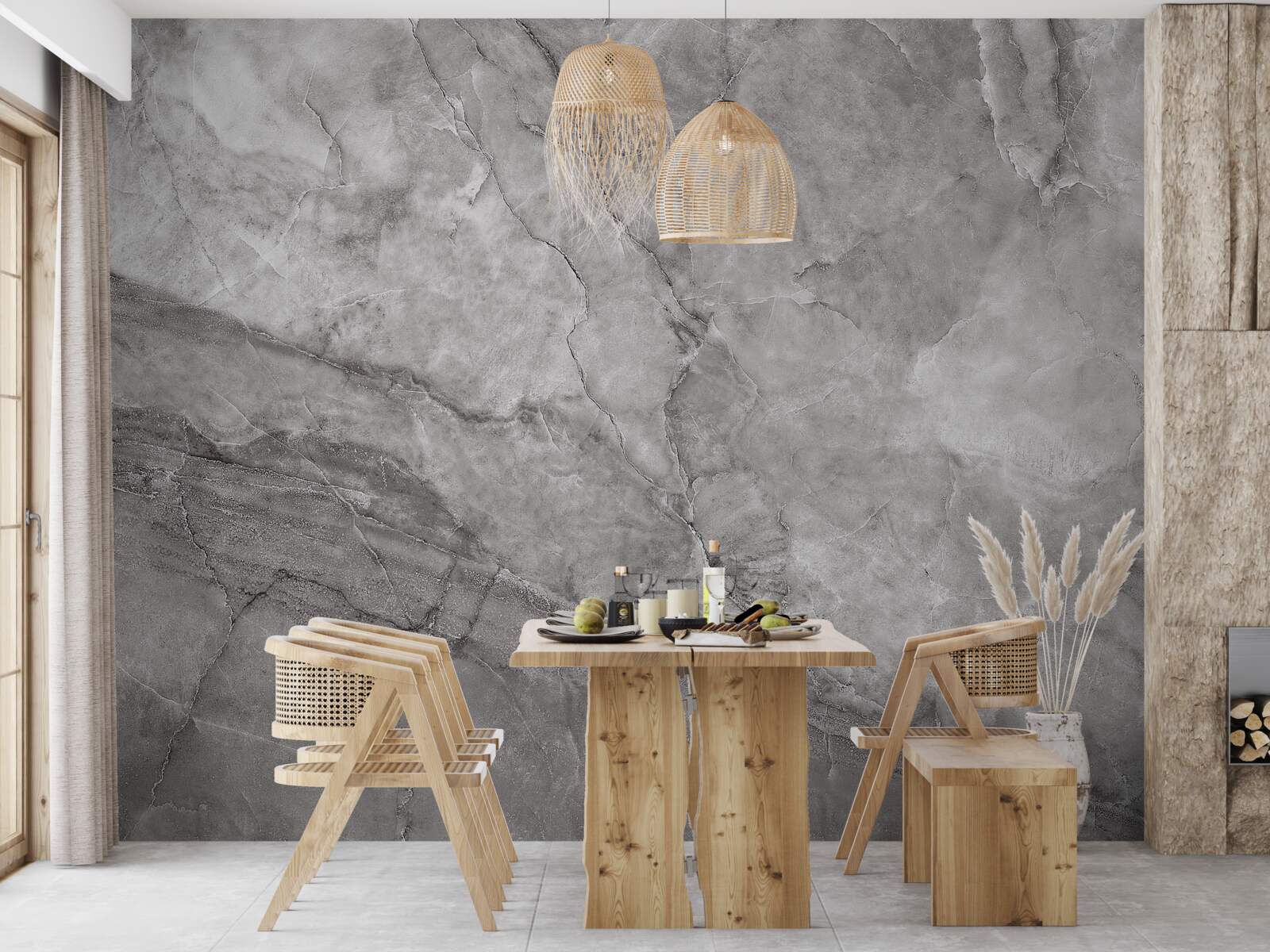 Fototapeta szary marmur