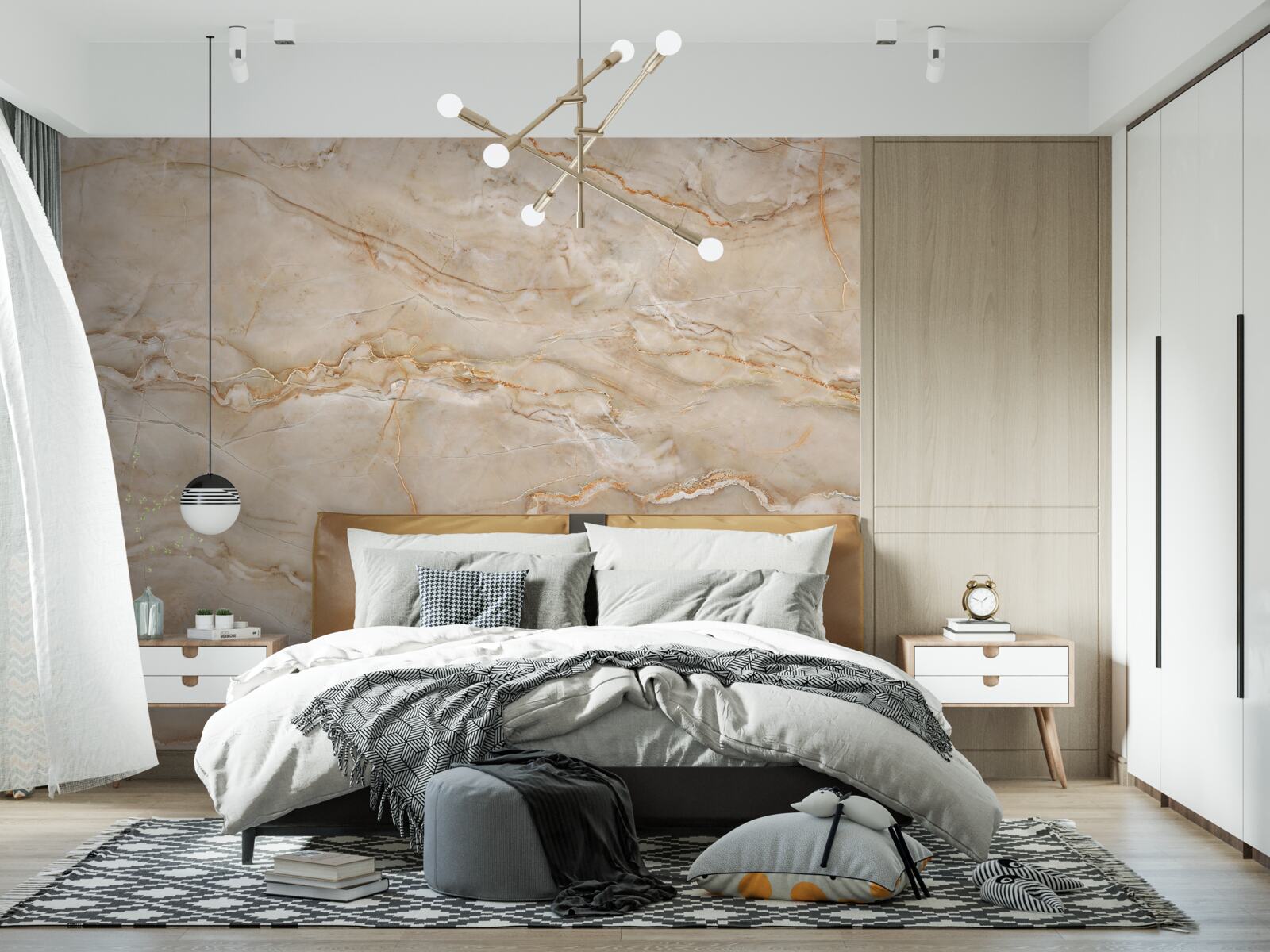 Fototapeta różowy marmur