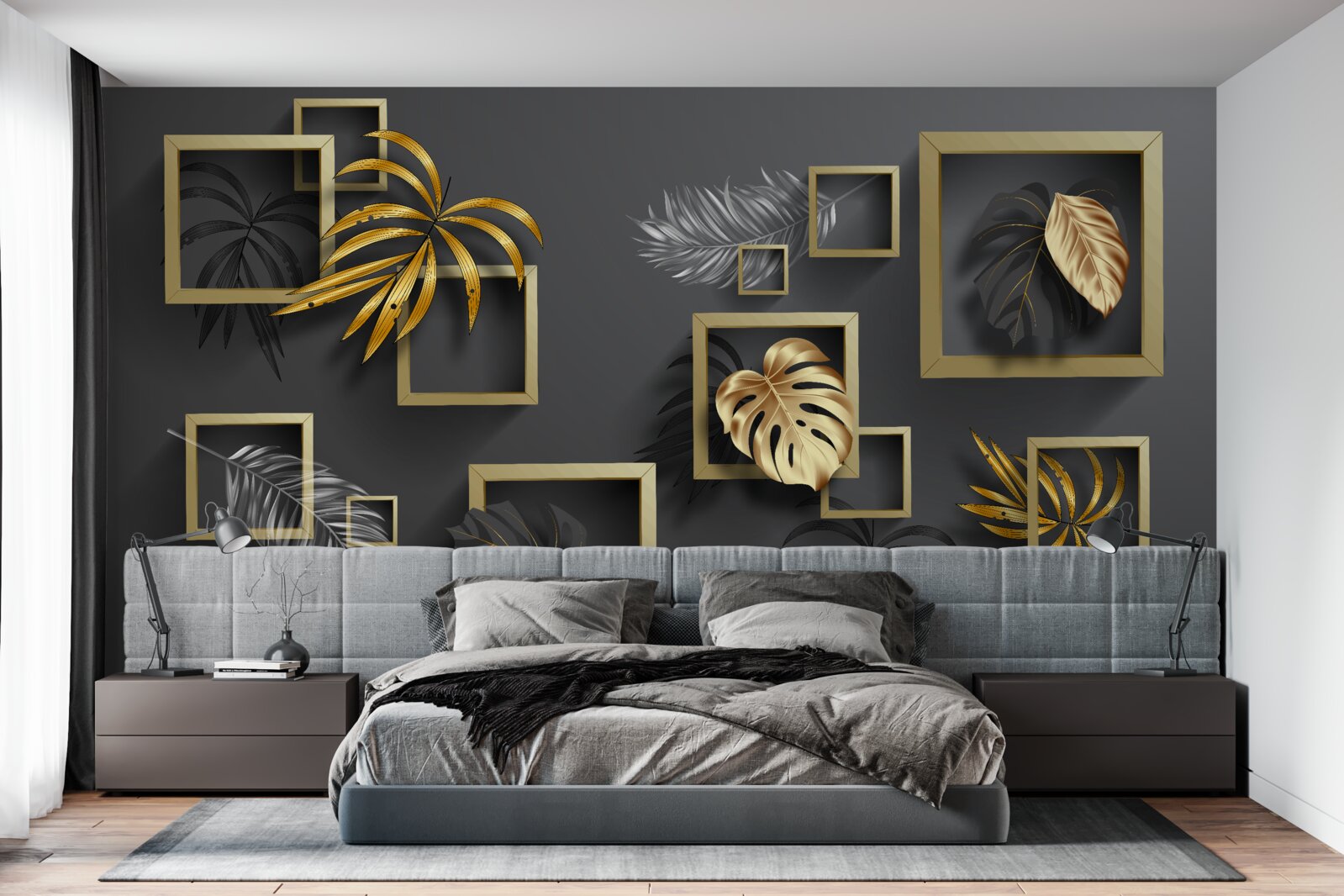 Fototapeta projekt wnętrz, przedpokoju i salonu