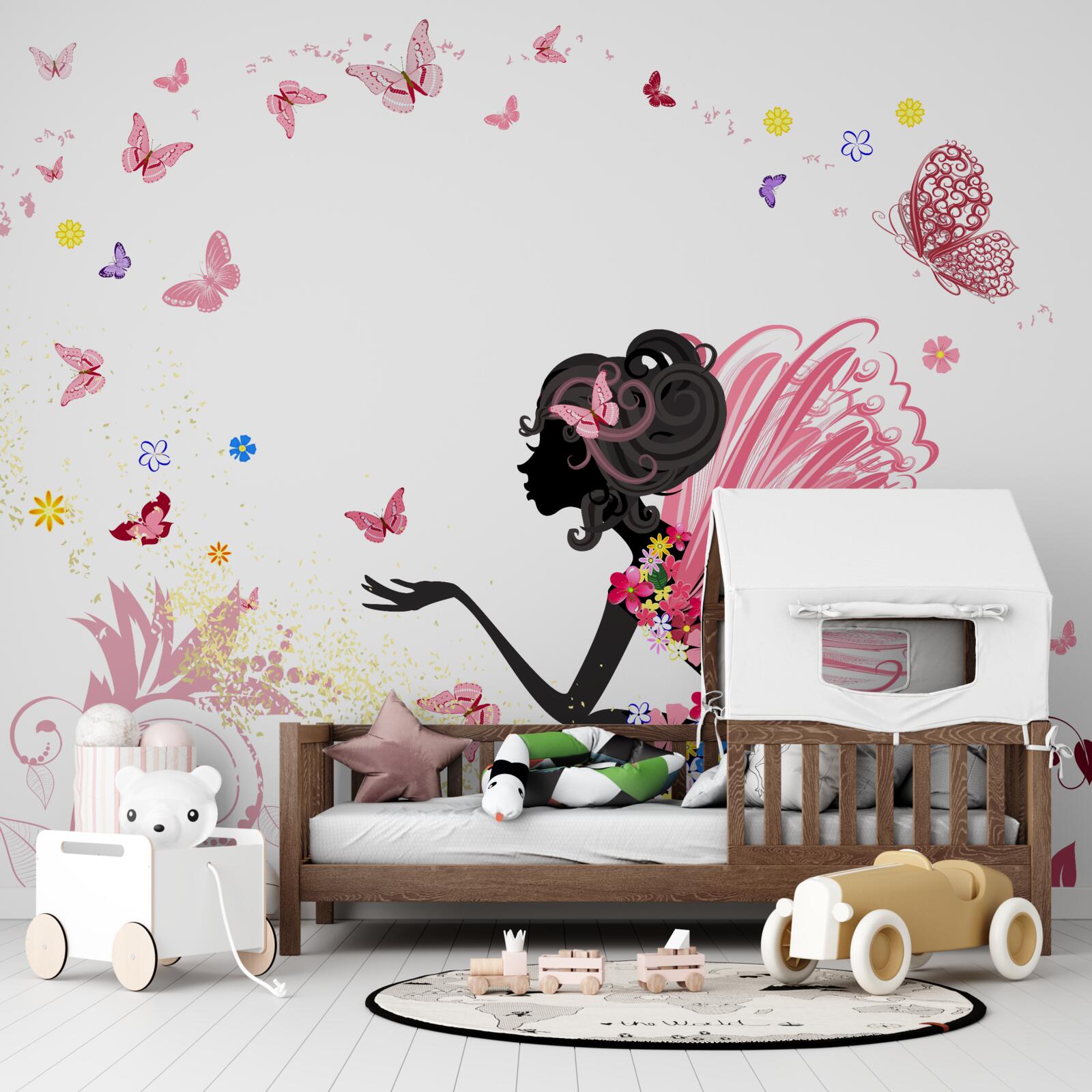 Fototapeta młoda kobieta z śnieżycami