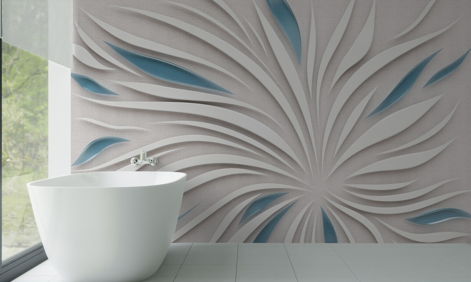 Fototapeta linie w formacie 3d