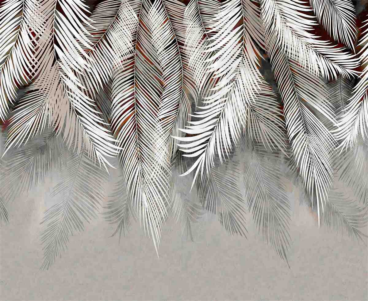 Fototapeta liście o głębokim kolorze