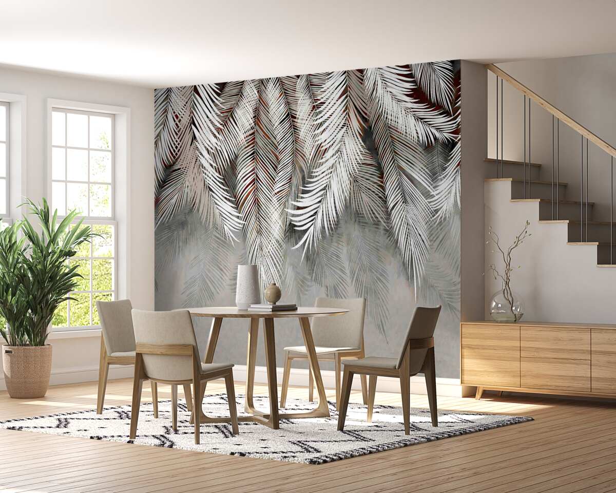 Fototapeta liście o głębokim kolorze