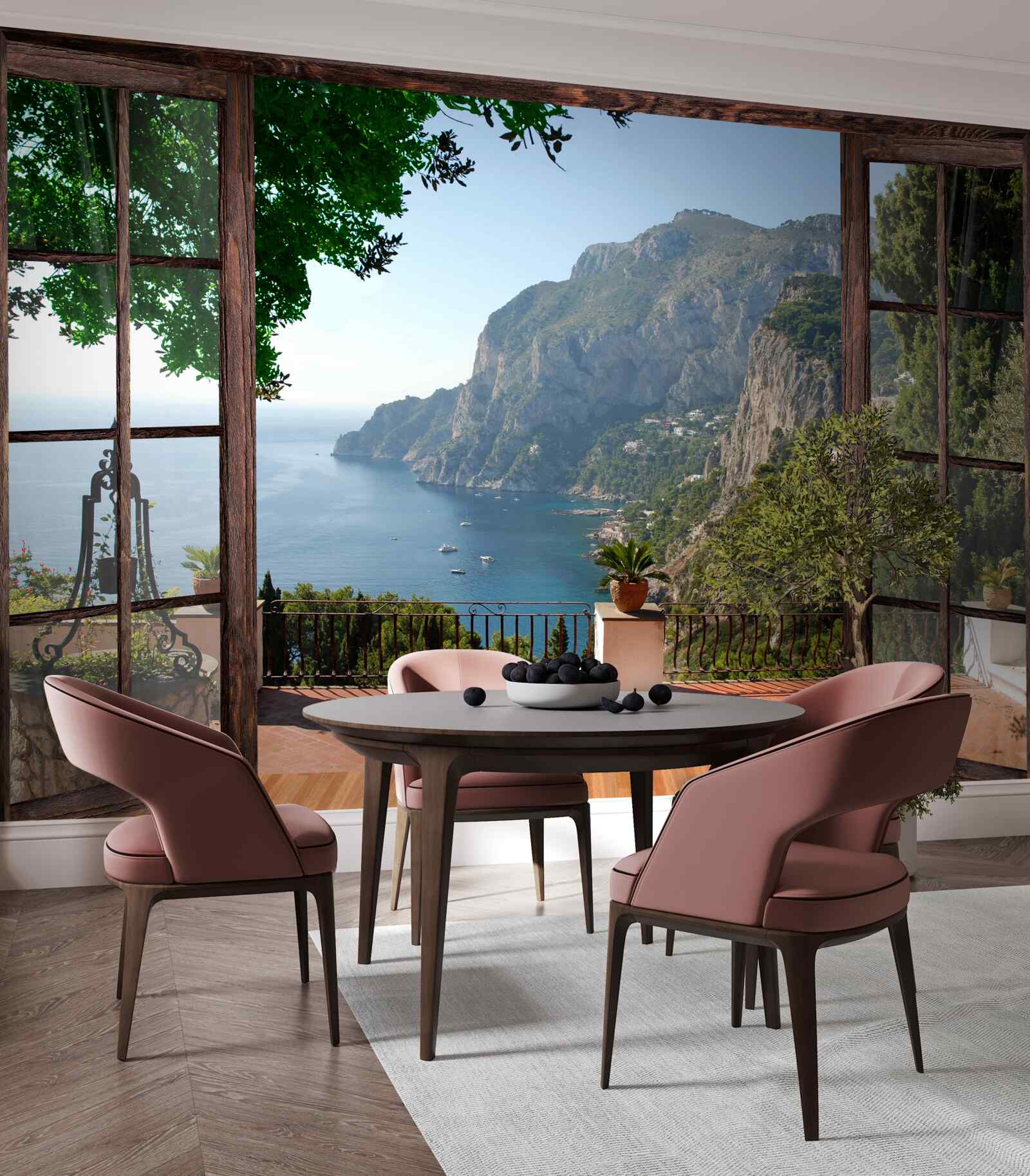 Fototapeta widok na morze i skałę