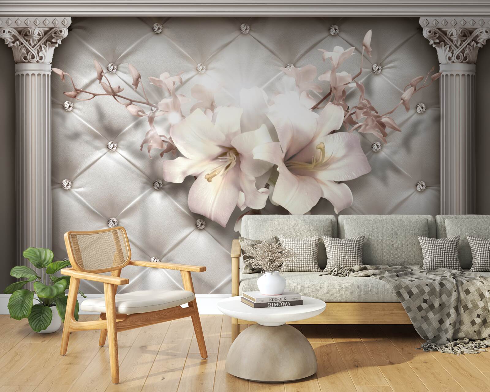 Fototapeta Ściany zdobią lyle