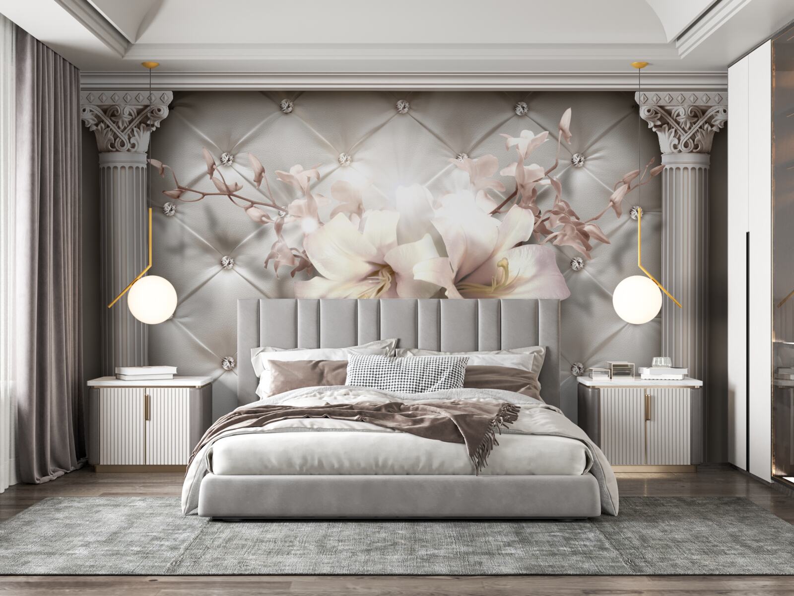 Fototapeta Ściany zdobią lyle