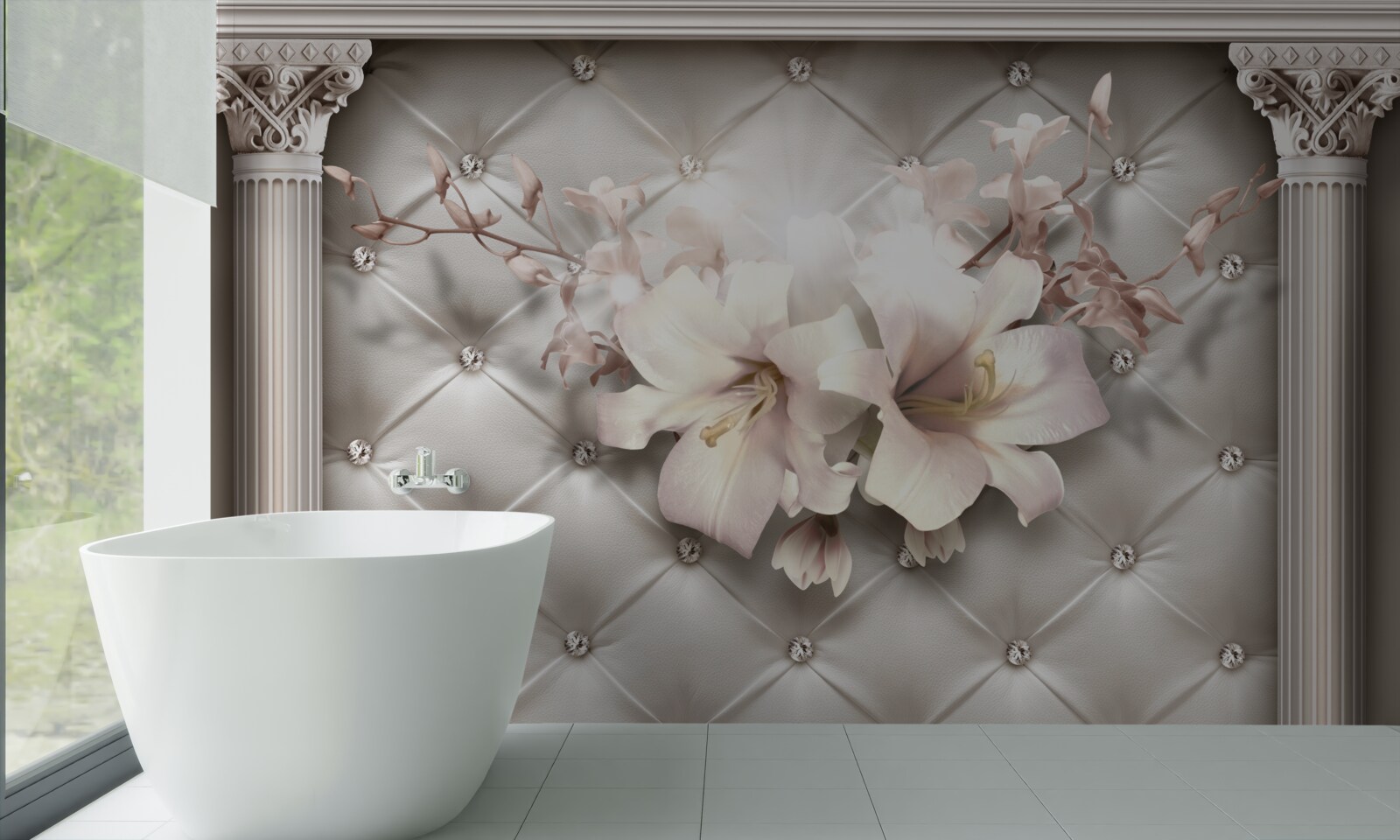 Fototapeta Ściany zdobią lyle