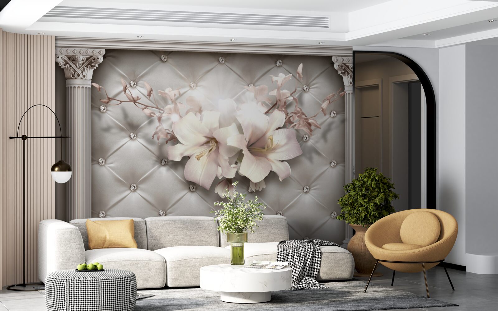 Fototapeta Ściany zdobią lyle