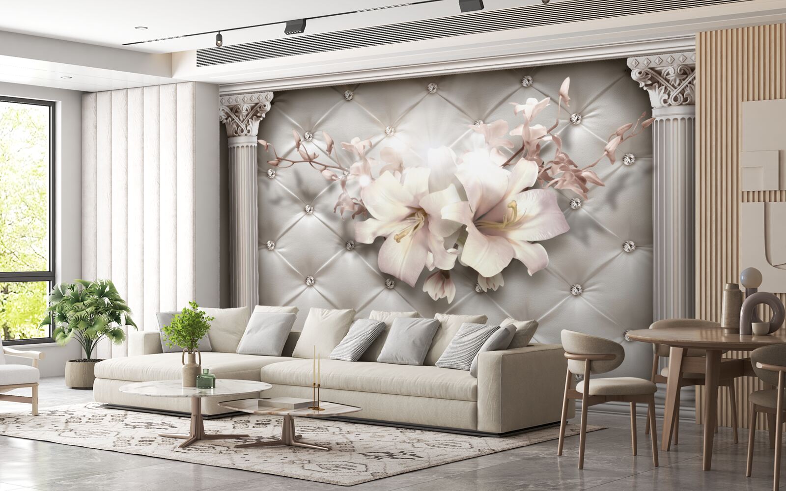 Fototapeta Ściany zdobią lyle