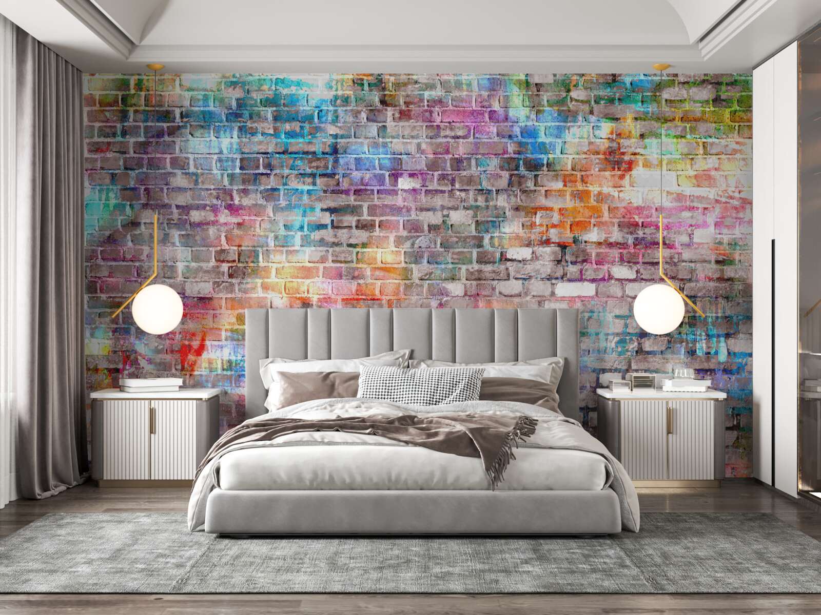 Fototapeta bogaty wizualnie obraz ściany w stylu grunge, tło