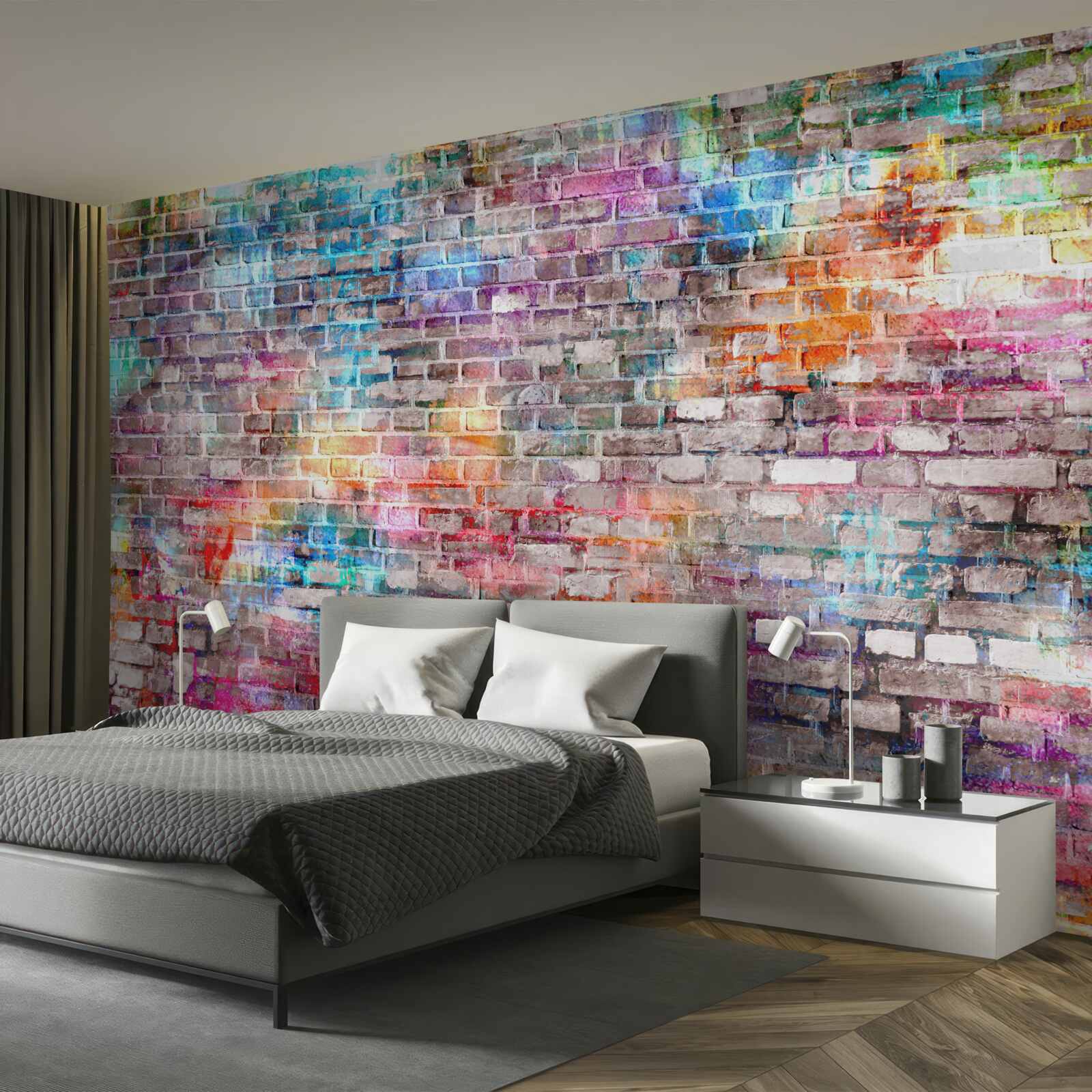 Fototapeta bogaty wizualnie obraz ściany w stylu grunge, tło