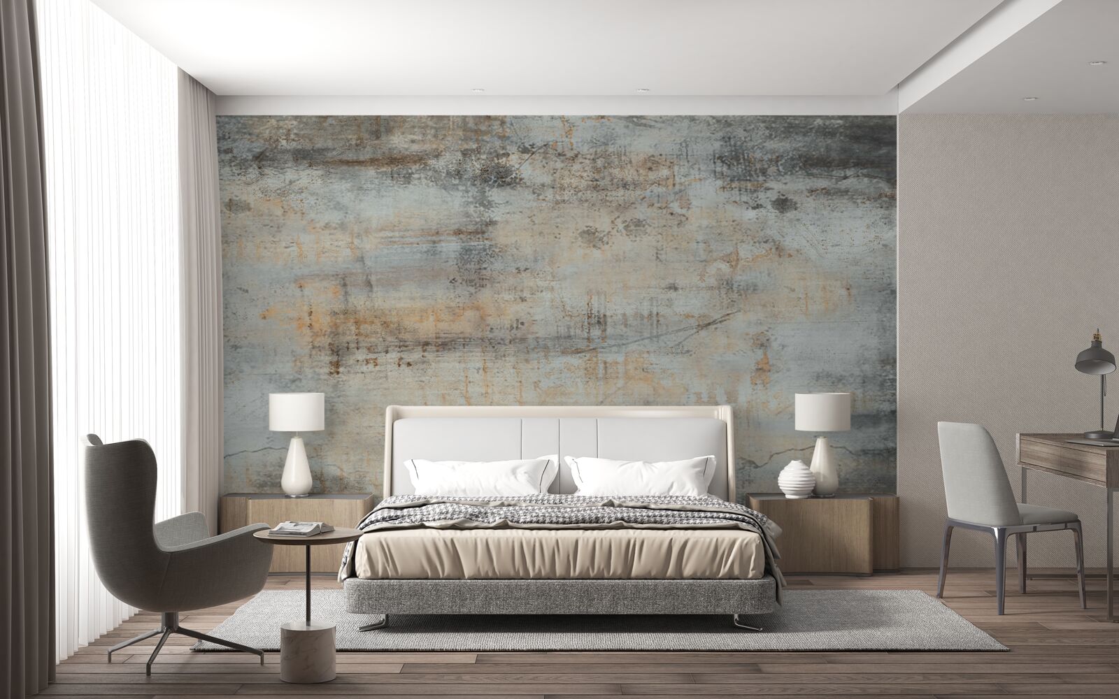 Fototapeta Ściana zdobiona w stylu vintage