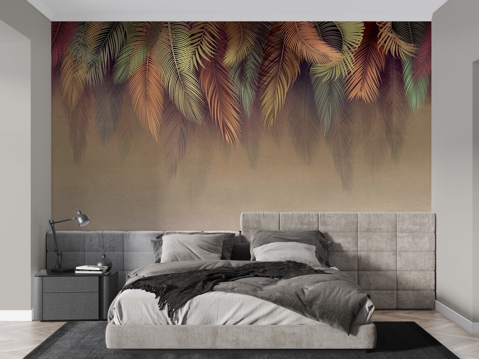 Fototapeta tapeta związana z różowym piórkiem