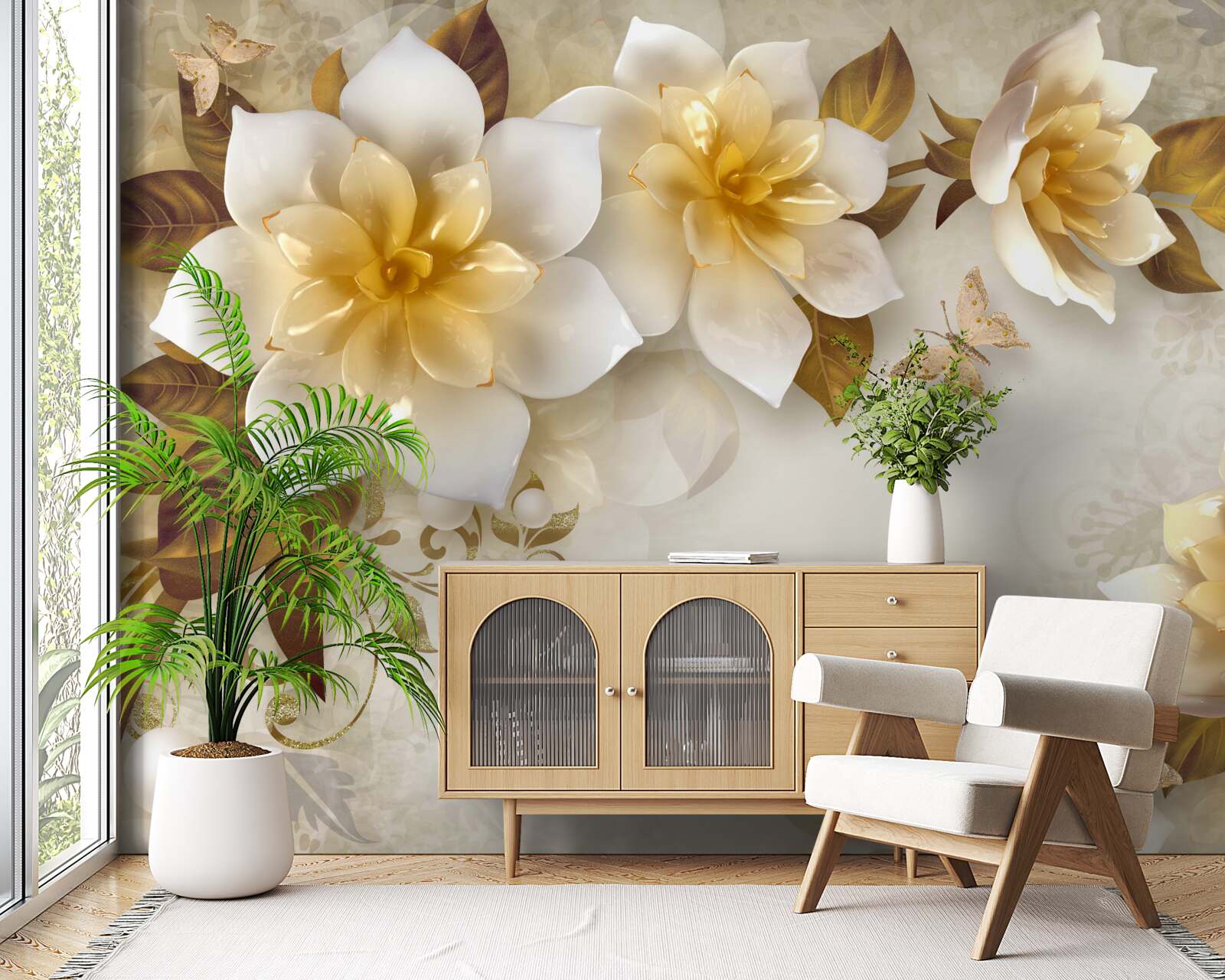 Fototapeta kwiaty porcelanowe