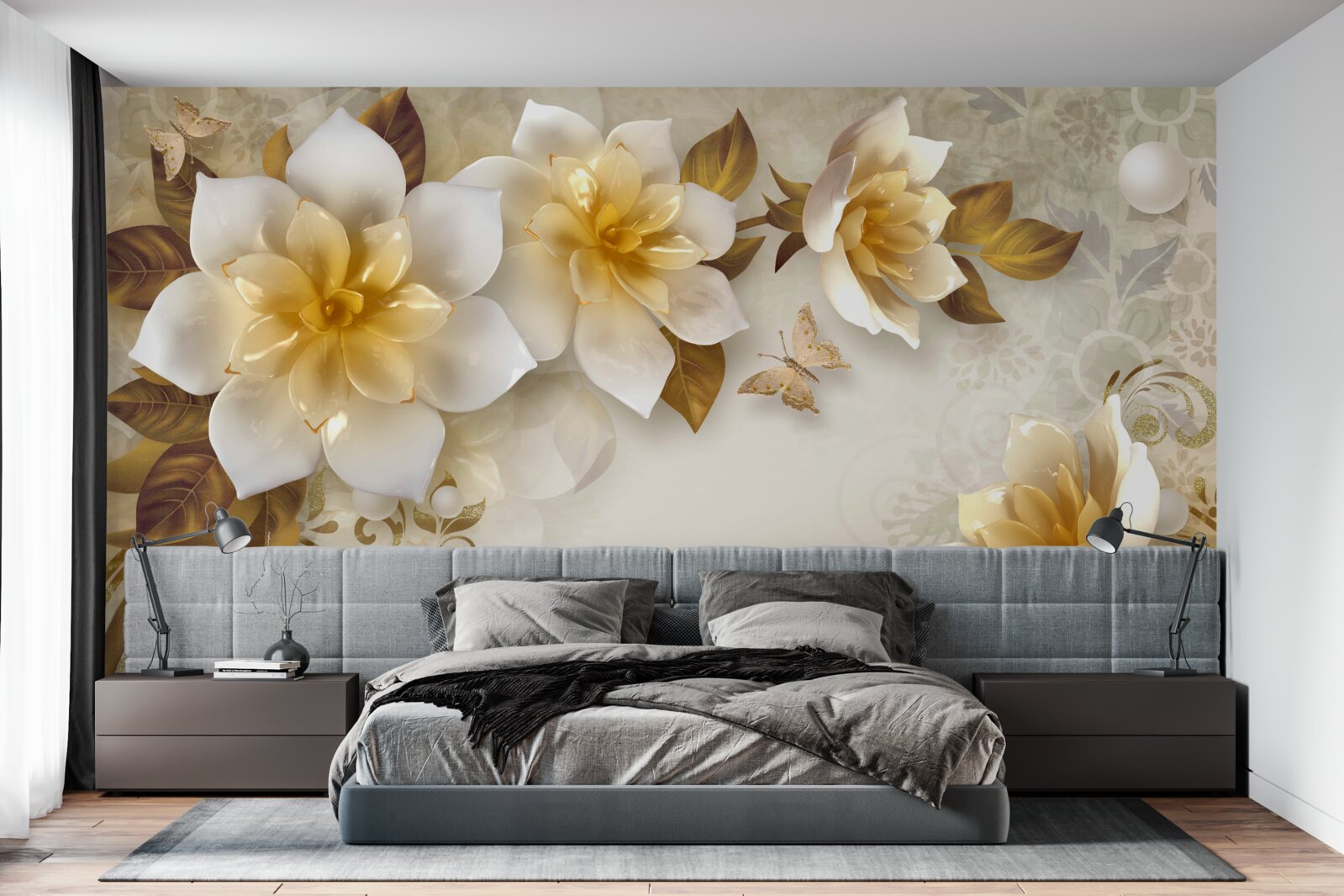 Fototapeta kwiaty porcelanowe