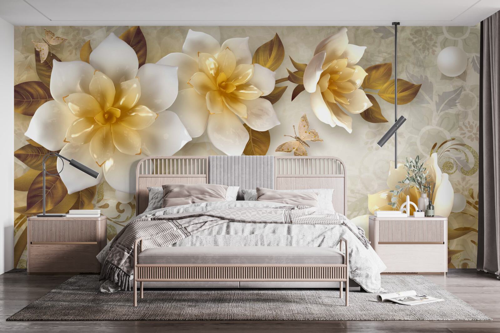 Fototapeta kwiaty porcelanowe