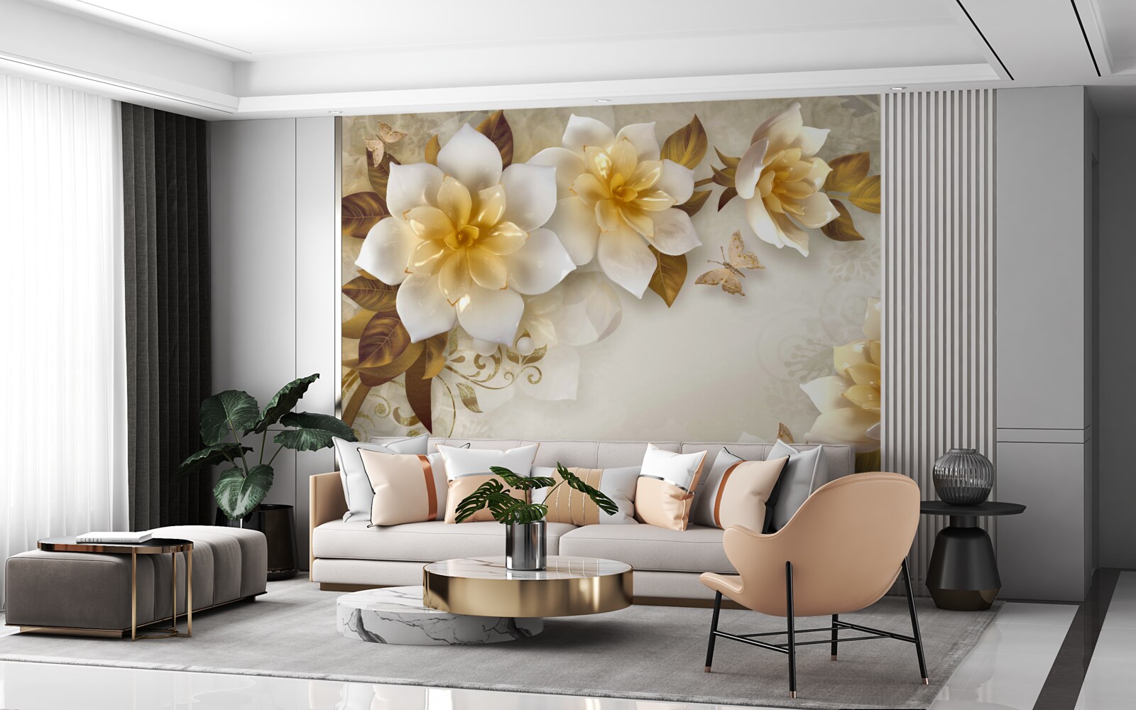 Fototapeta kwiaty porcelanowe