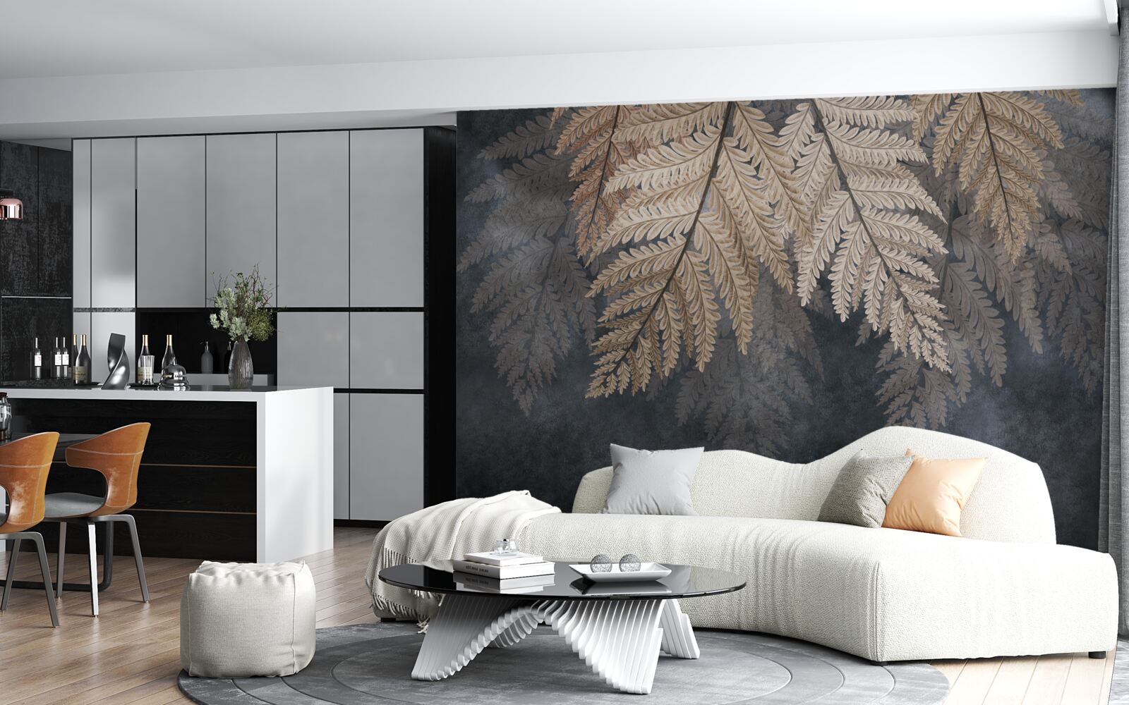 Fototapeta liście paproci