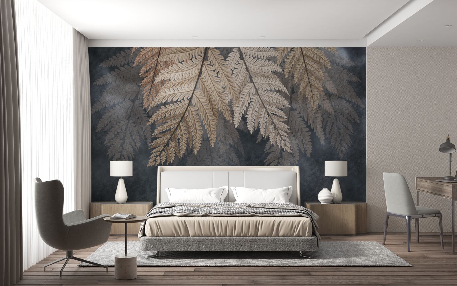 Fototapeta liście paproci