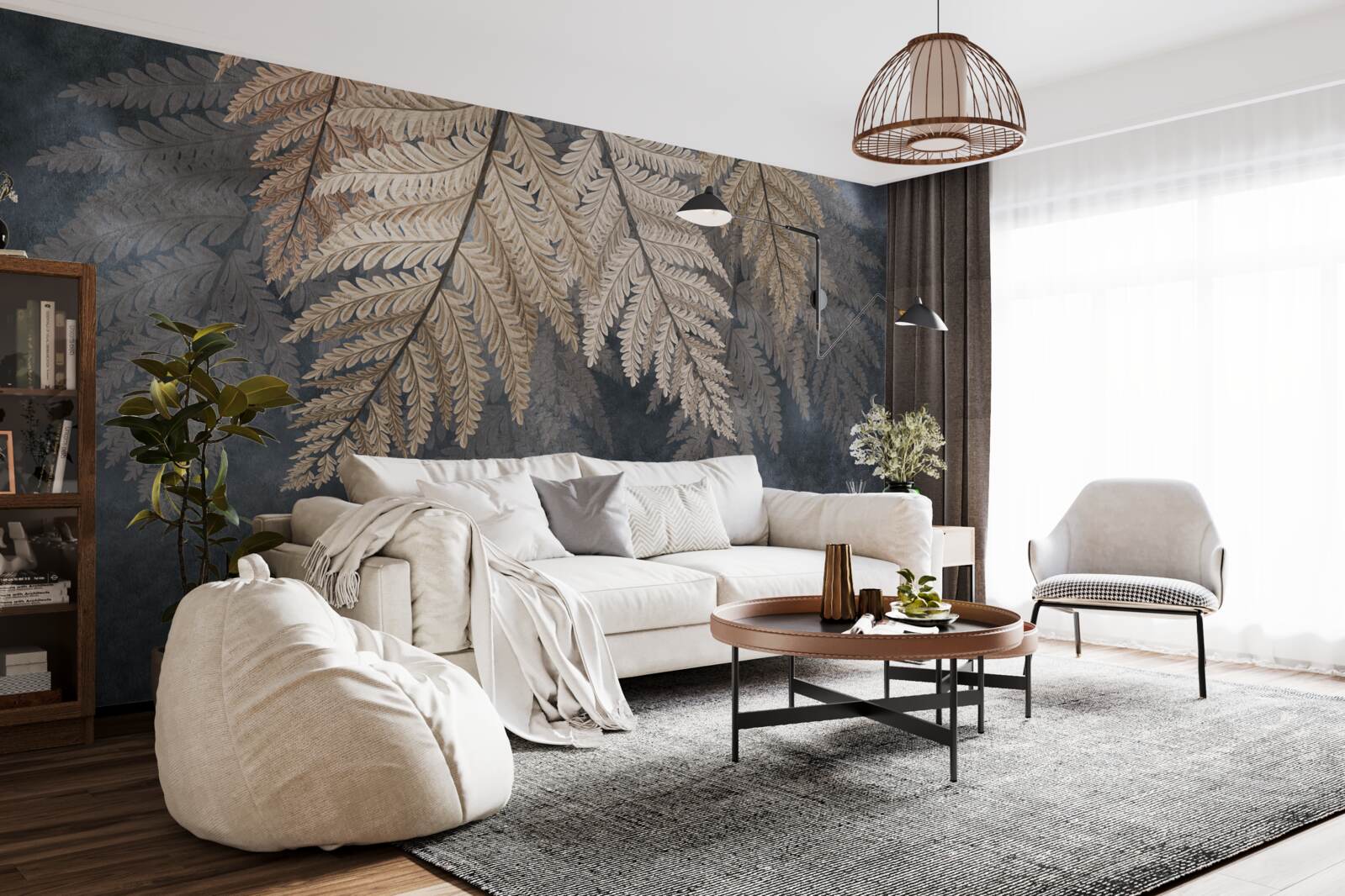 Fototapeta liście paproci