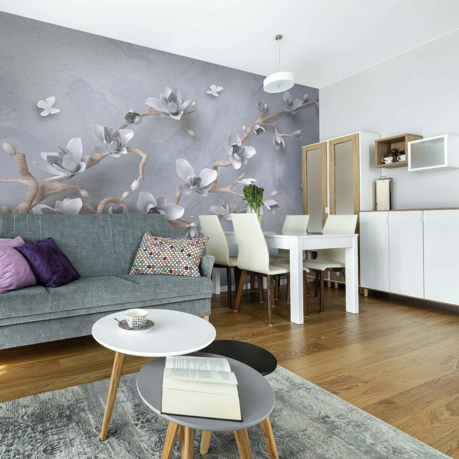 Fototapeta gałąź ozdobiona pąkami