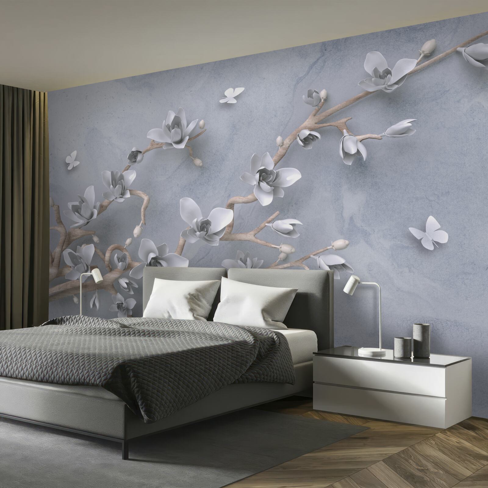 Fototapeta gałąź ozdobiona pąkami