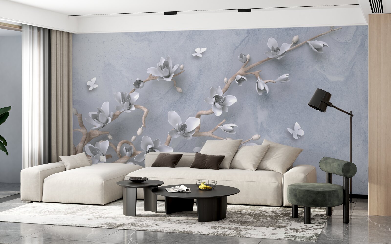 Fototapeta gałąź ozdobiona pąkami