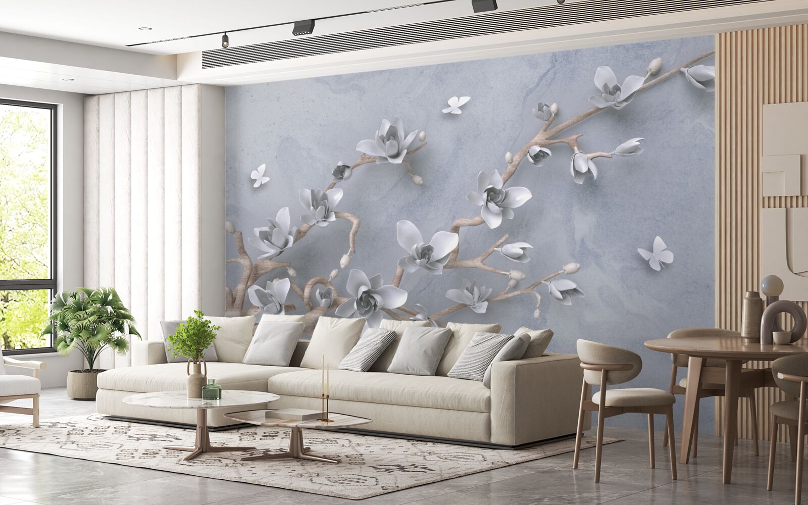 Fototapeta gałąź ozdobiona pąkami