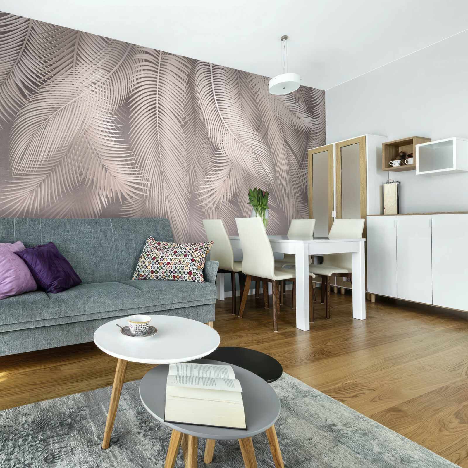 Fototapeta tapeta, pióro i różowy kolor