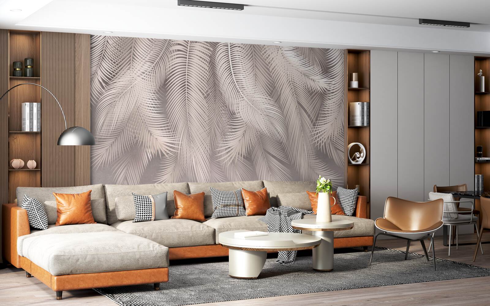 Fototapeta tapeta, pióro i różowy kolor