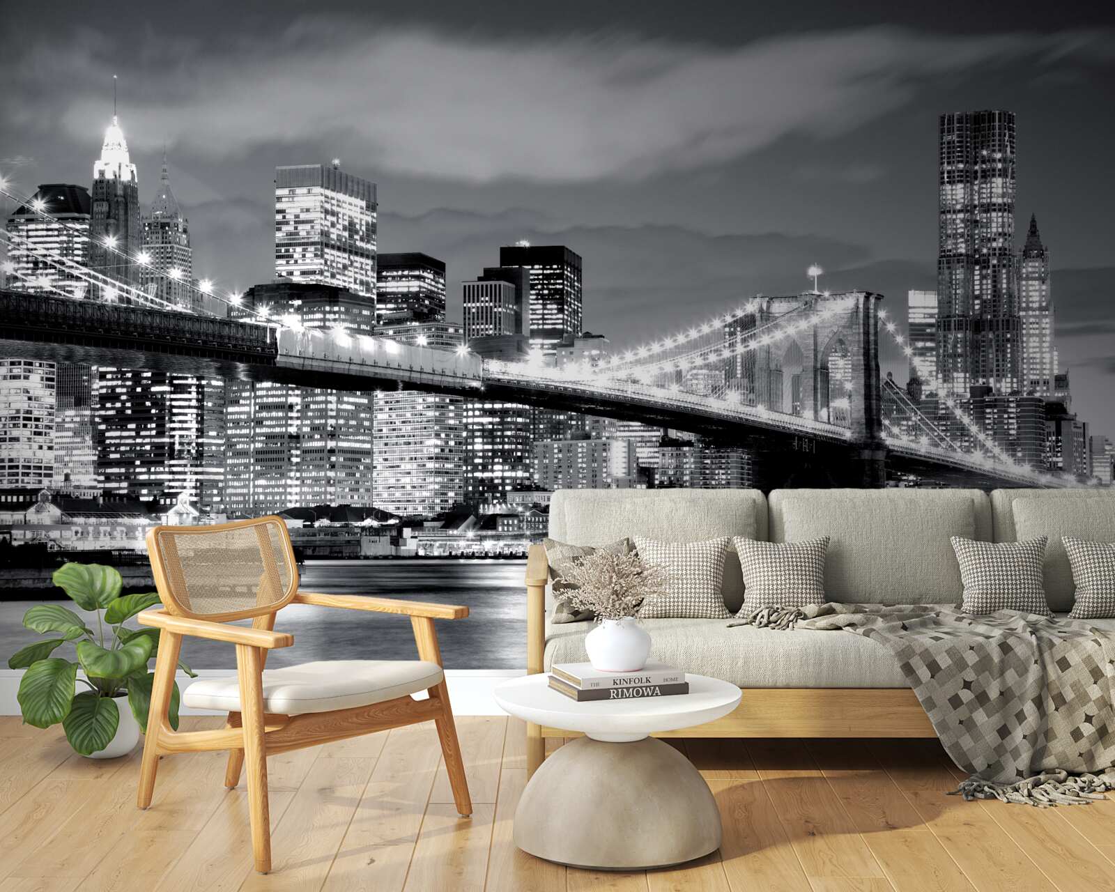 Fototapeta nowy jork w czerni i bieli