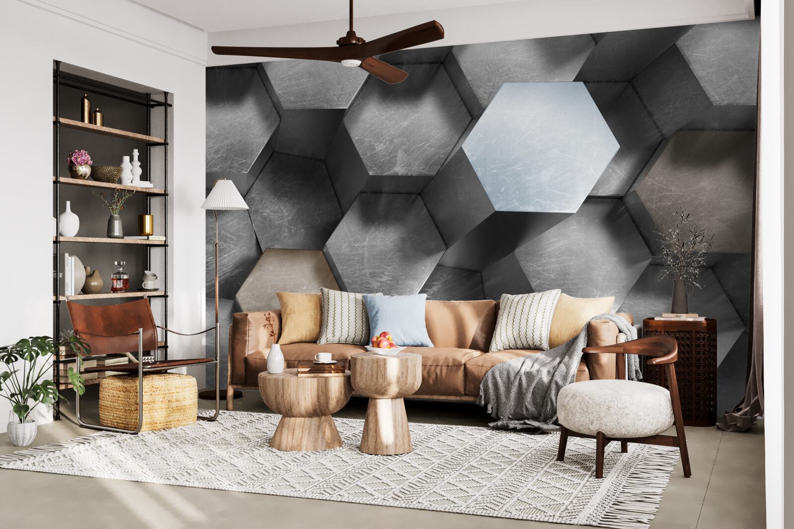 Fototapeta sześciokąty o ogromnej objętości