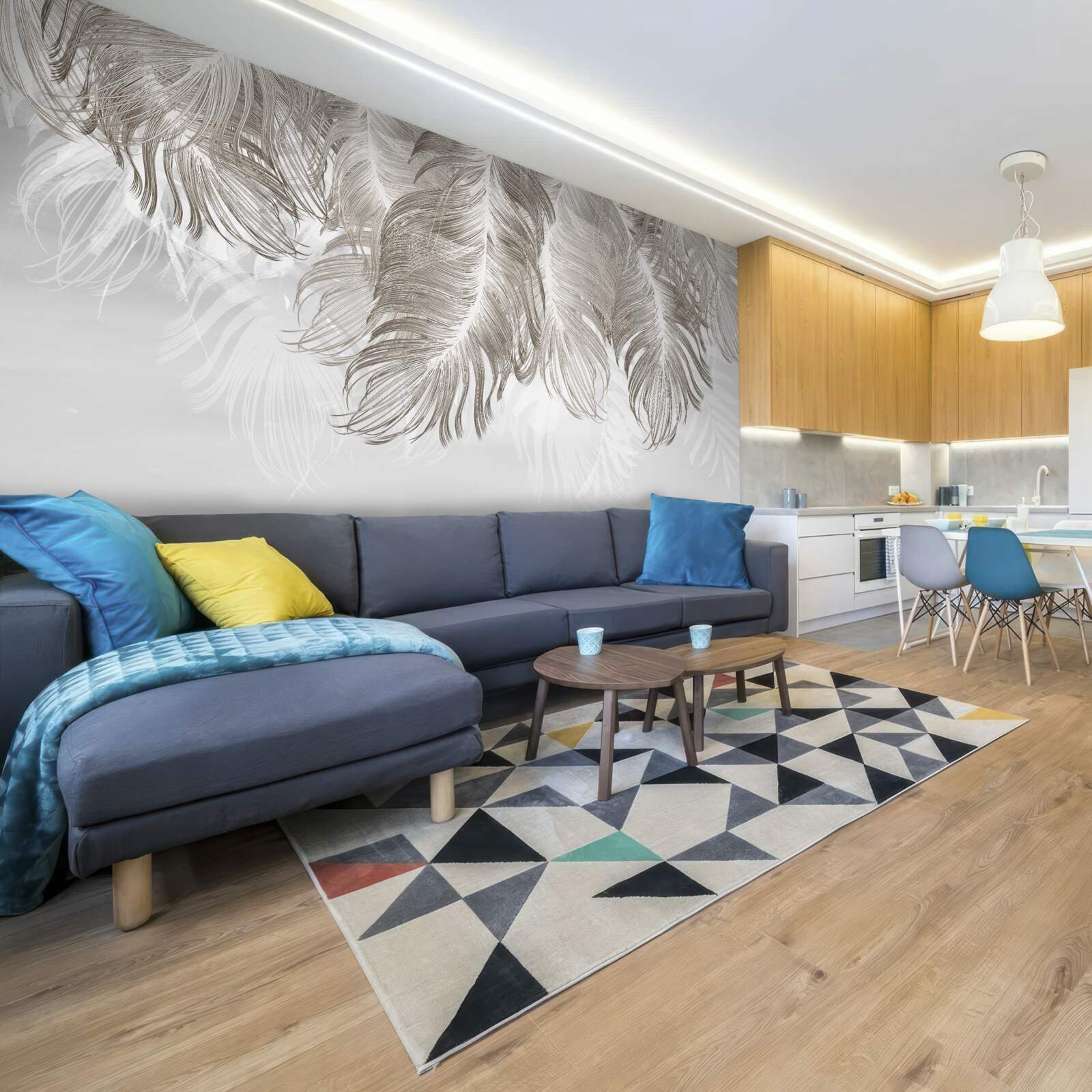 Fototapeta brązowe pióra