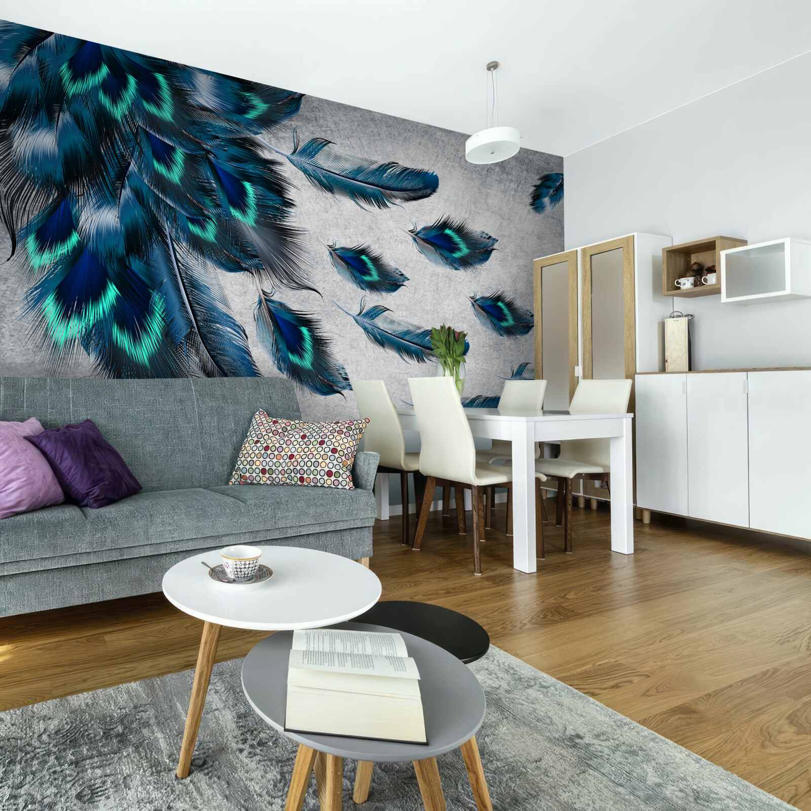 Fototapeta zielone pióropusze