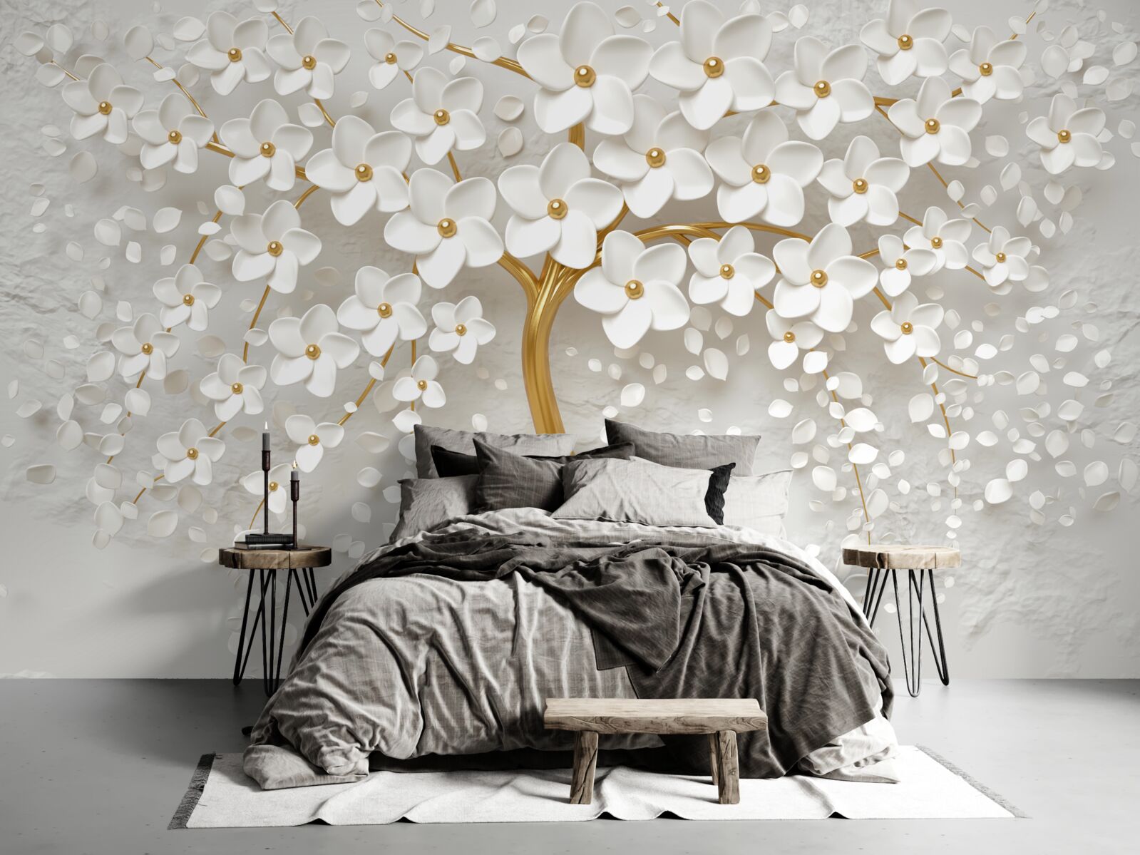 Fototapeta białe drzewo