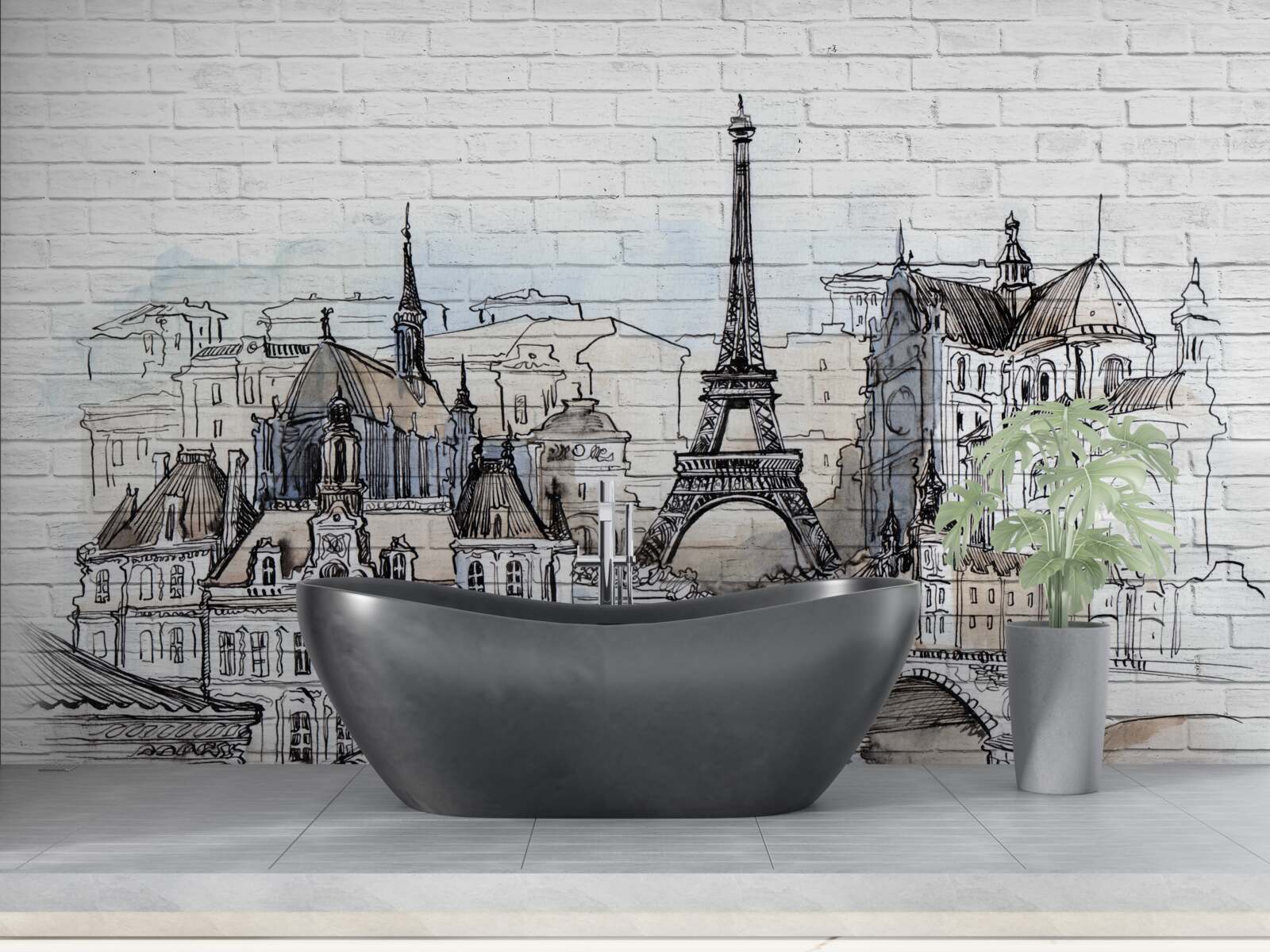 Fototapeta miasto cegieł