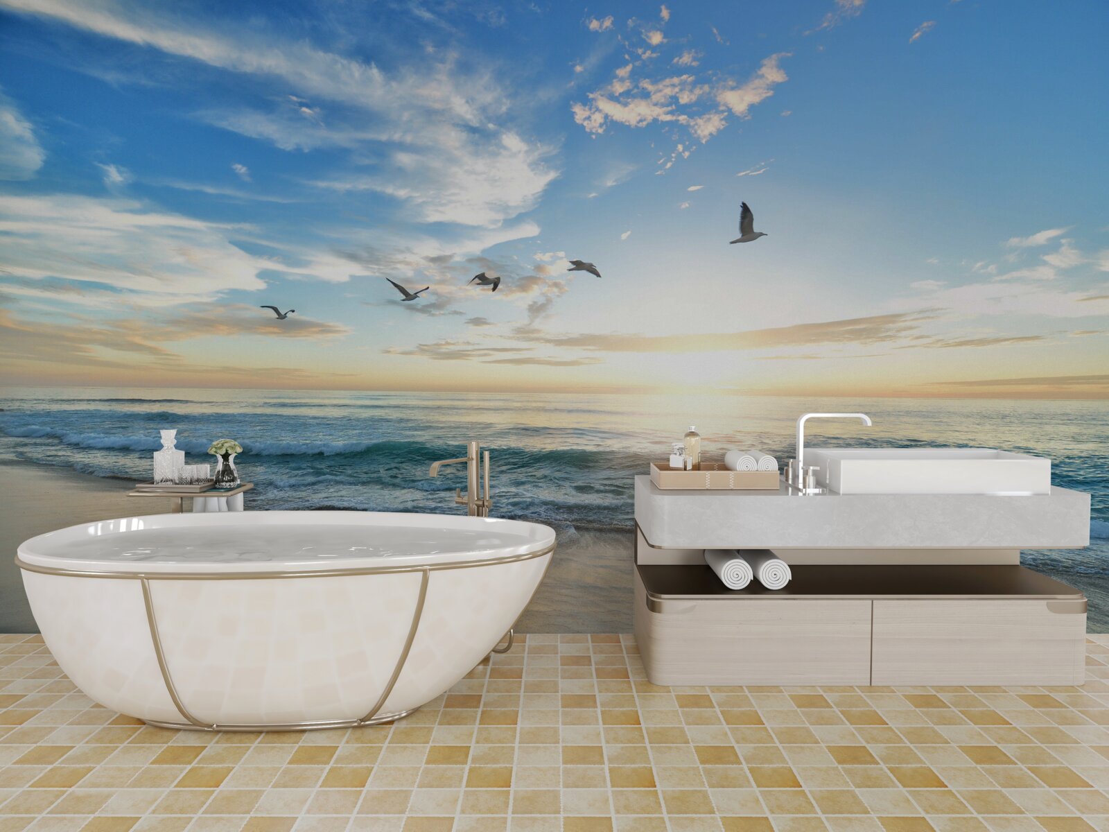 Fototapeta urocza przestrzeń morska