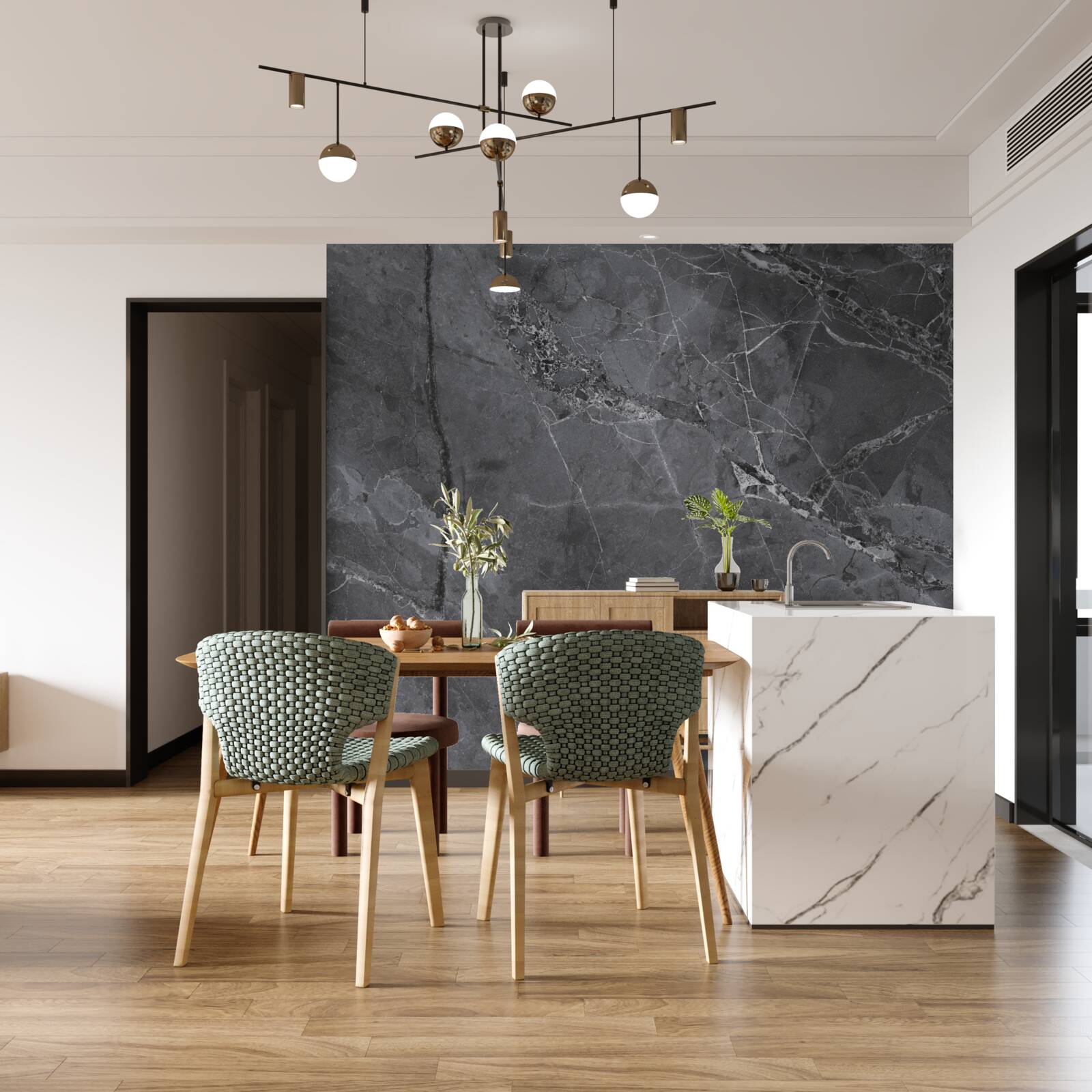 Fototapeta ciemny marmur