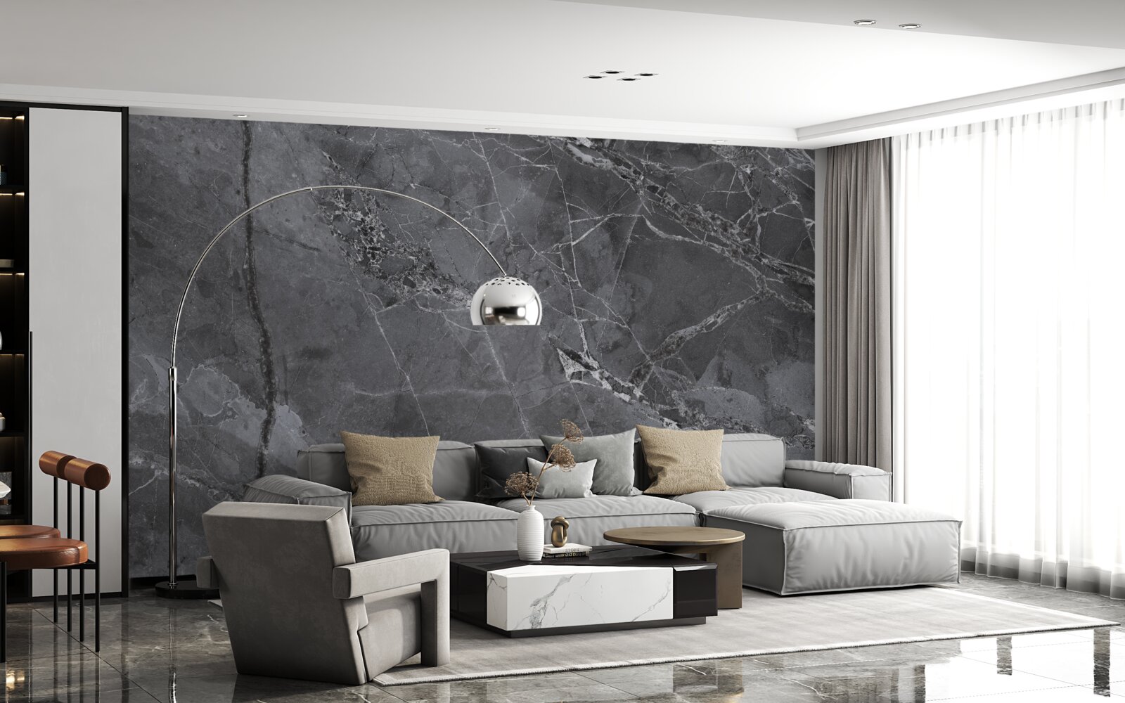 Fototapeta ciemny marmur