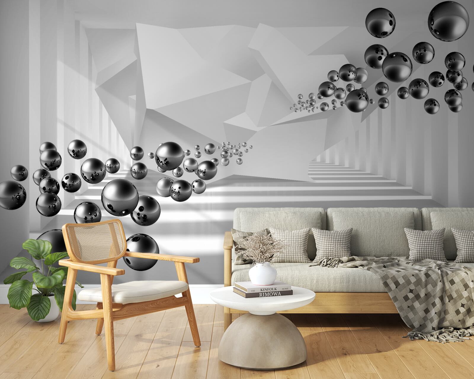 Fototapeta metalowe kulki