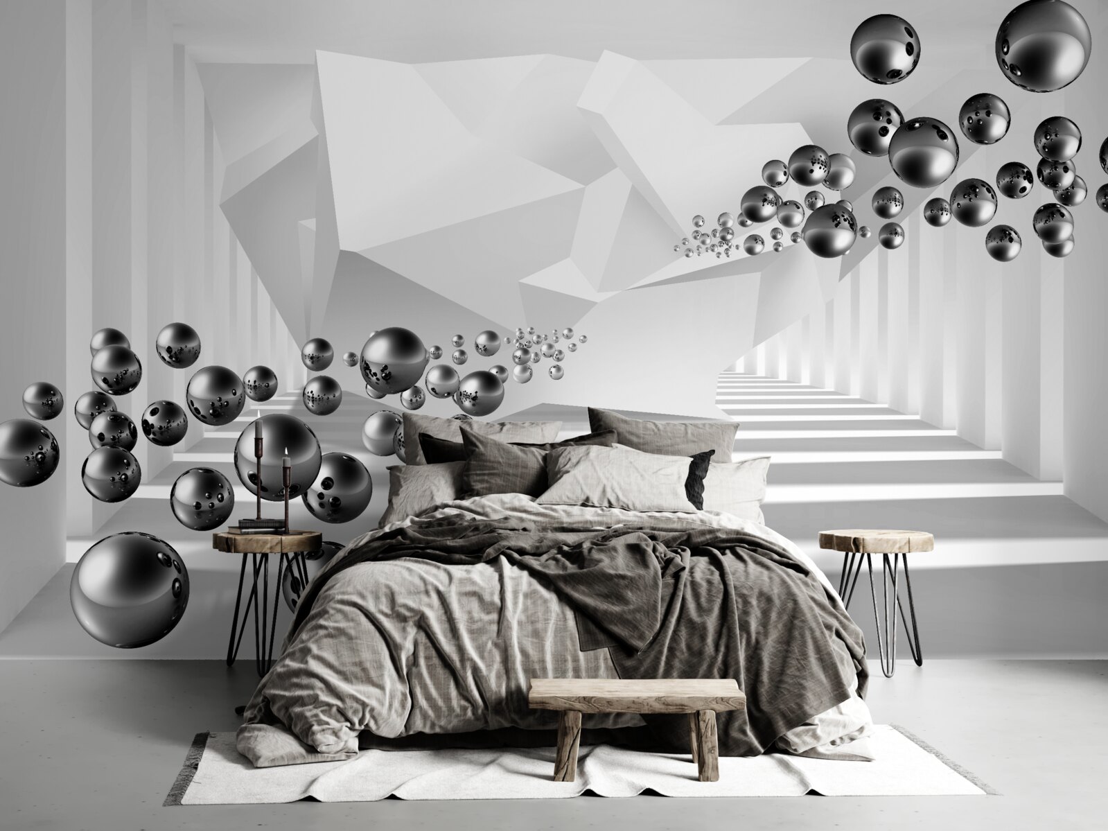 Fototapeta metalowe kulki