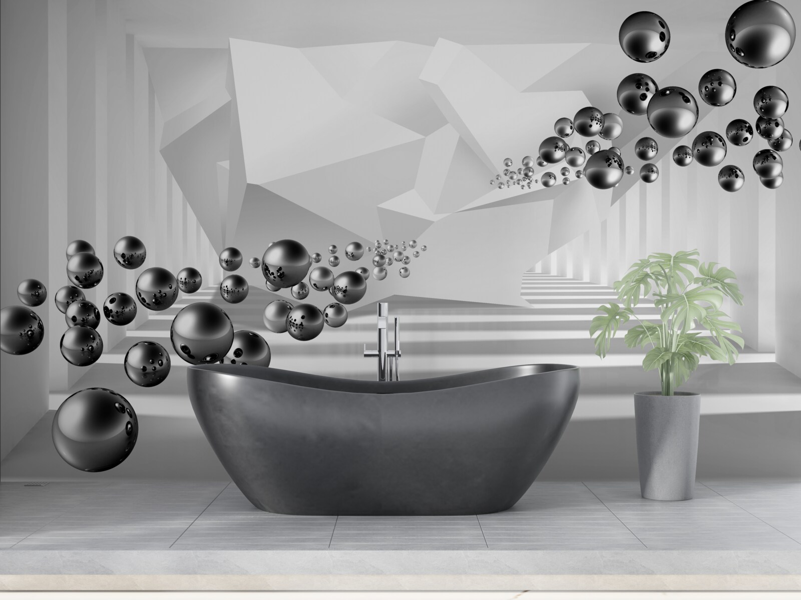 Fototapeta metalowe kulki