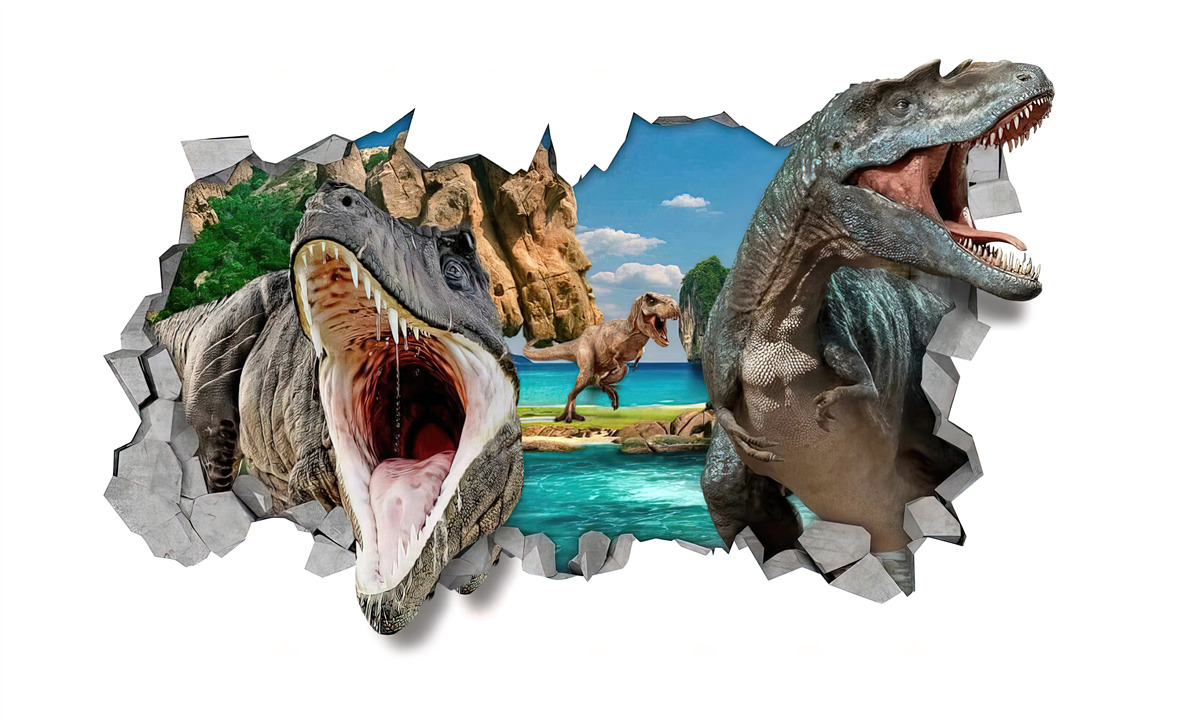 Fototapeta figurka, dinozaur i gry