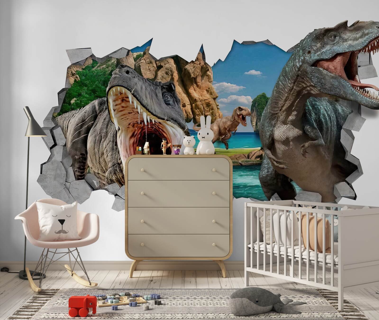 Fototapeta figurka, dinozaur i gry