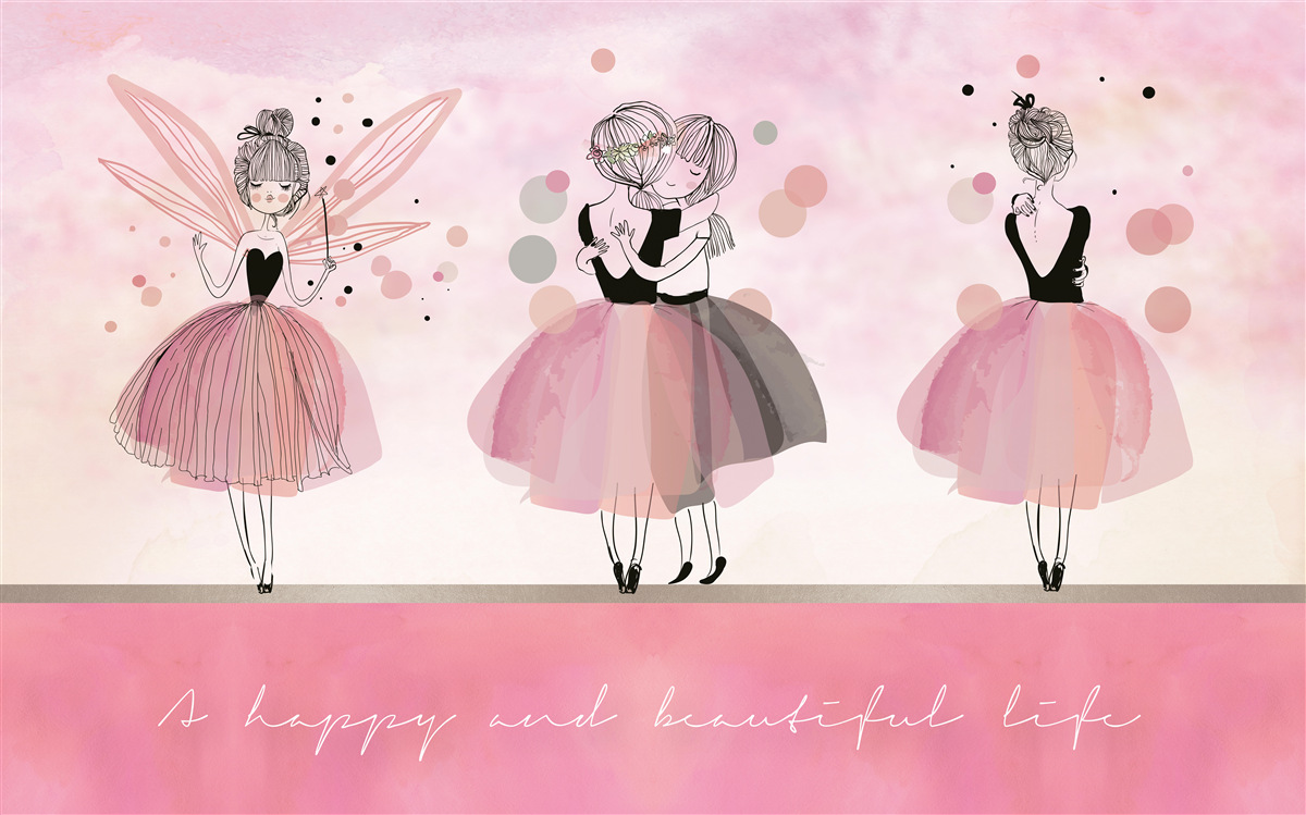 Fototapeta różowa sukienka i ubrania